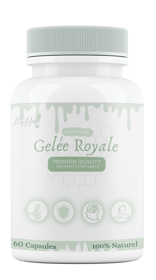 Gelée Royal capsule-لتصفية البشرة،وتقوية الشعر والجهاز المناعي.